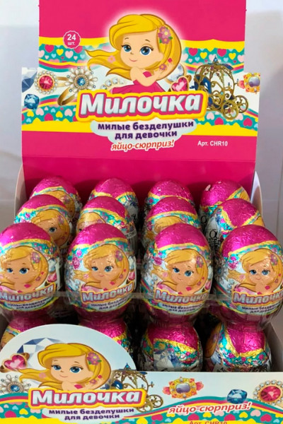 Купить Шоколадное яйцо Милочка на Неженке